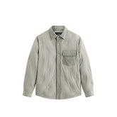 Men's Solid Lightweight Down Shirt Jacket